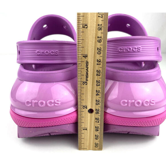 NEW Crocs Classic Mega Crush Platform Sandal 8 Juice Fuchsia Pink 207989 NWT - Picture 13 of 13